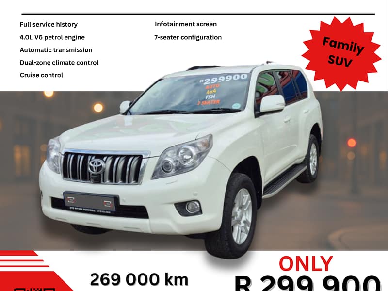 2011 Toyota Land Cruiser Prado VX 4.0 V6