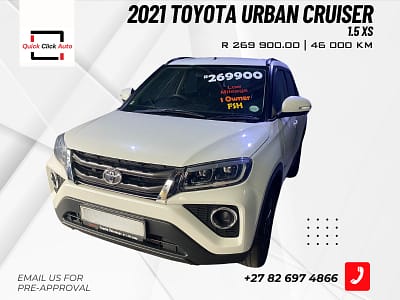 2021 Toyota Urban Cruiser 1.5 XS