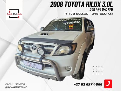 2008 Toyota Hilux 3.0L D4D 4x4 D/C P/U