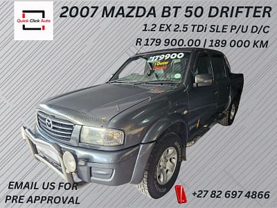 2007 Mazda BT50 Drifter 2.5 TDi SLE P/U D/C