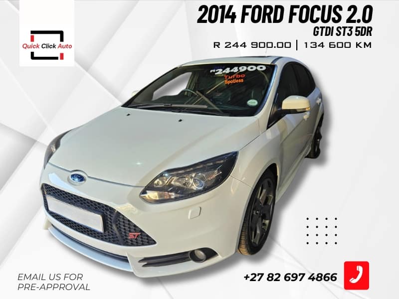 2014 Ford Focus 2.0 GTDi ST3 5dr