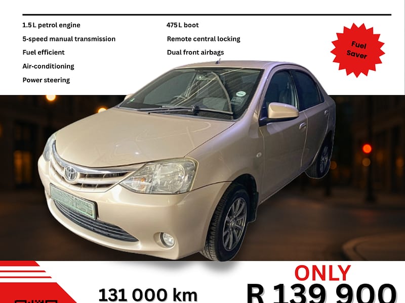 2013 Toyota Etios 1.5 XS Sprint