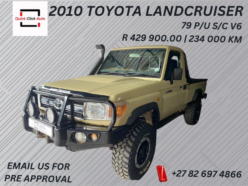 2010 Toyota Landcruiser 79 P/U S/C V6