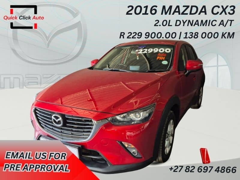 2016 Mazda CX-3 2.0L Dynamic A/T