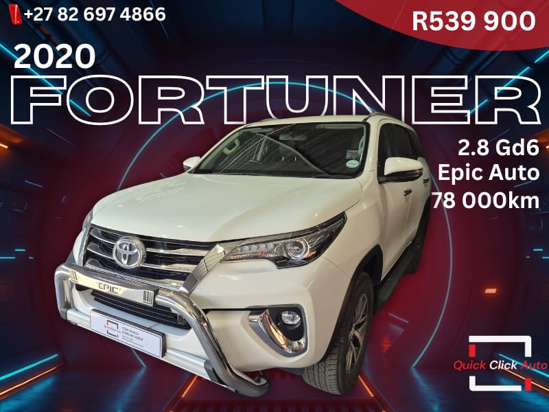 2020 Toyota Fortuner 2.8 GD-6 Epic Auto