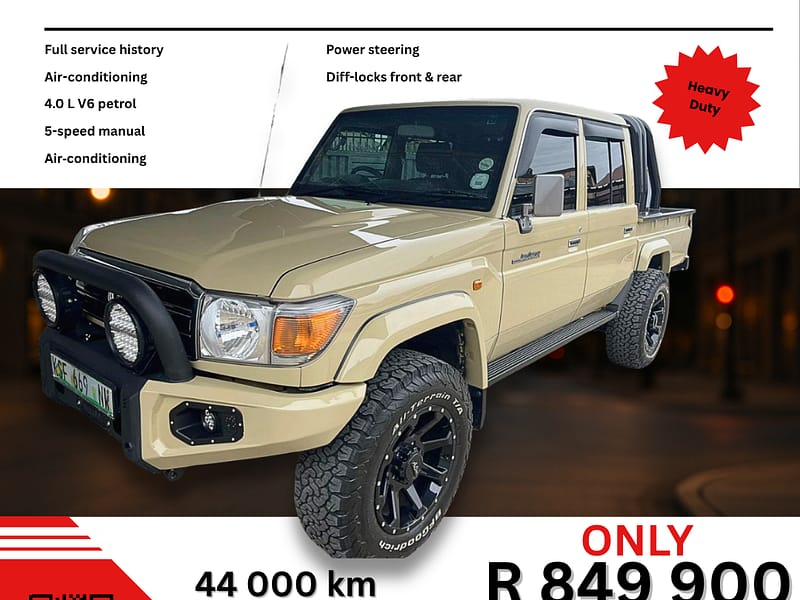2022 Toyota Land Cruiser 79 4.0 V6 Double Cab